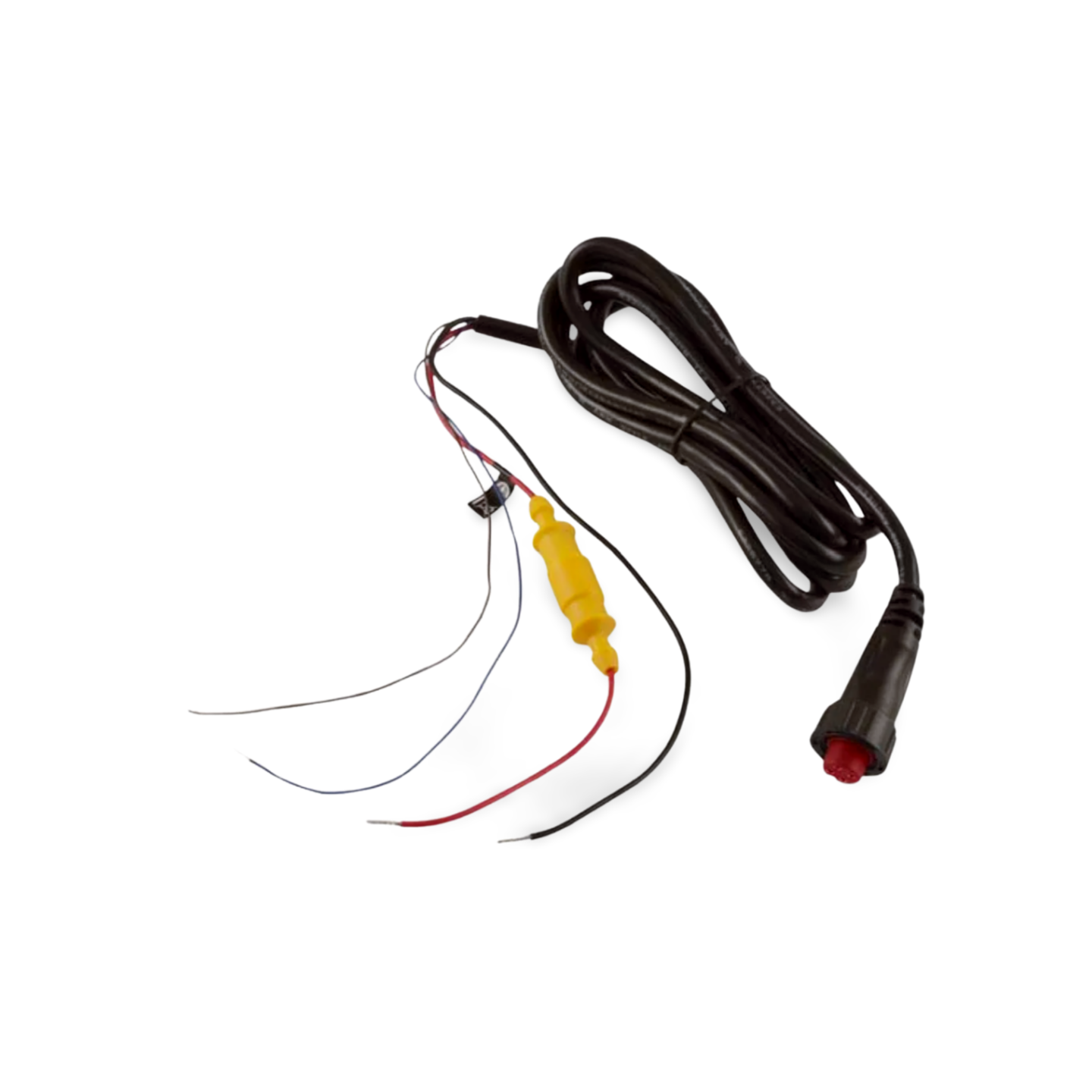 Power cord with threaded connector