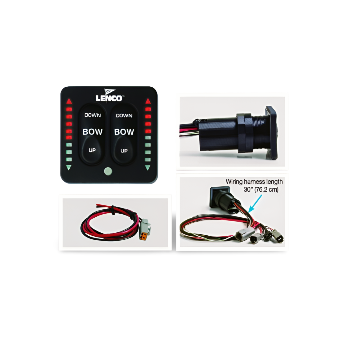 LED Trimmklappen Schalter 12 & 24-Volt