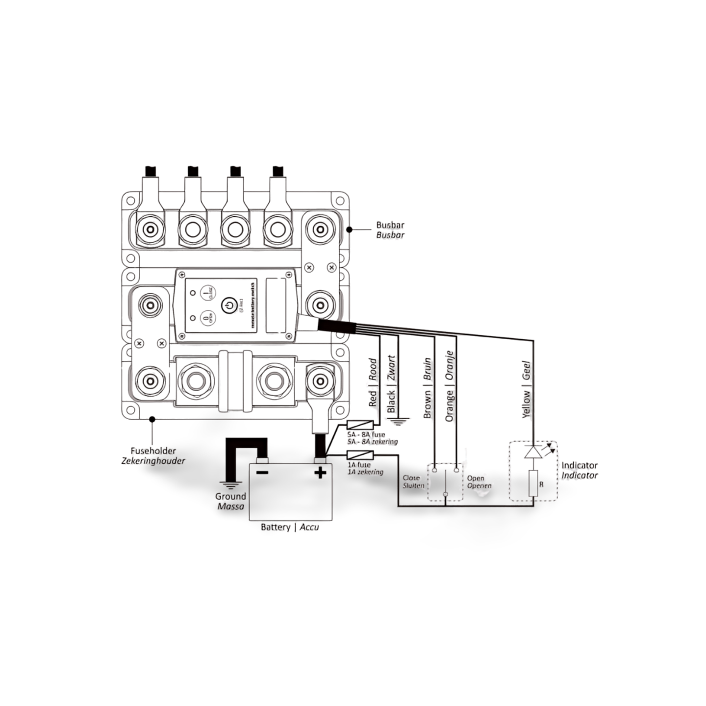 DCM RBS Batteriefernschalter
