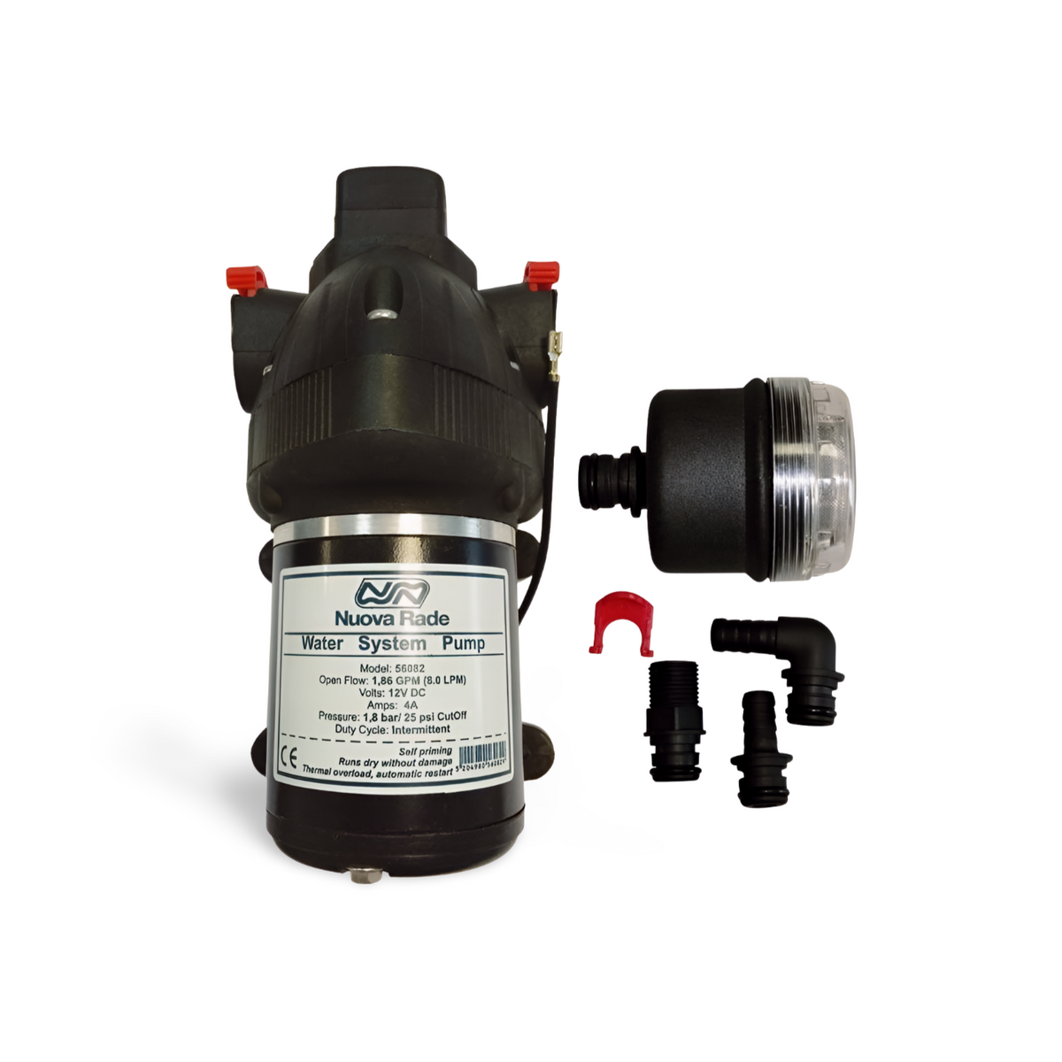 selbstansaugende Druckwasserpumpe 8/12 Liter
