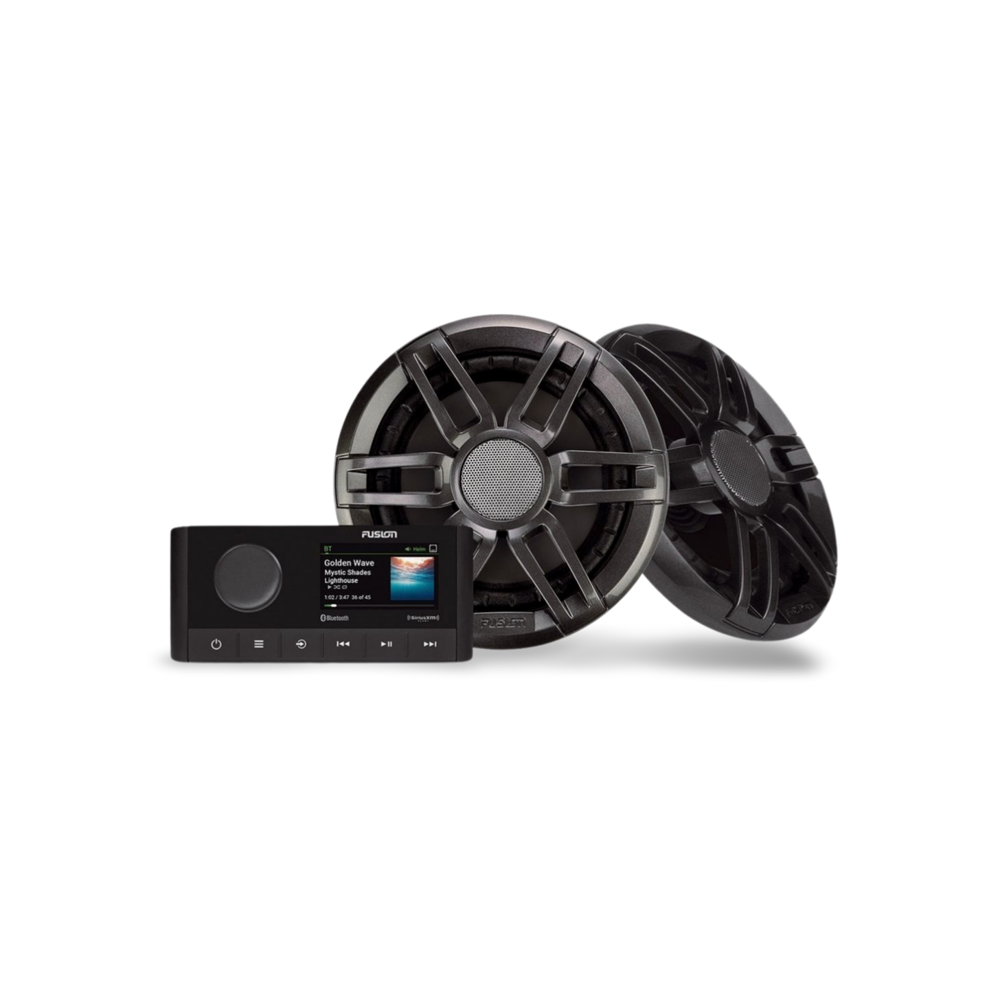 Fusion Radio- und Lautsprecherkits Kit aus MS-RA210 und EL-Lautsprechern