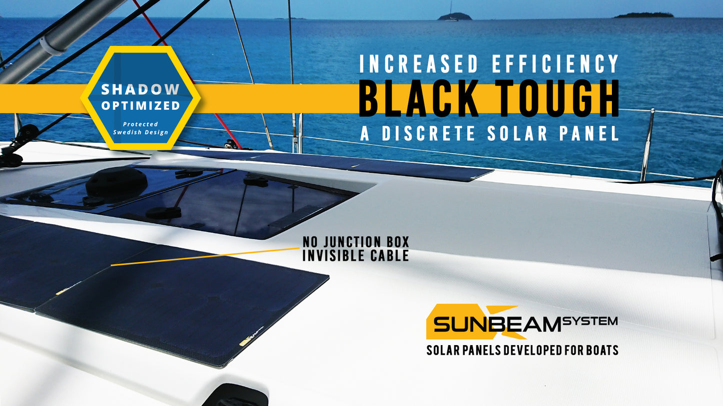 Tough+ black begehbares Solarpanel 46-121 W