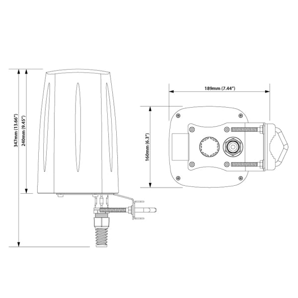 SeaSpot 5G/4G/LTE WiFi Antenne inkl. Router