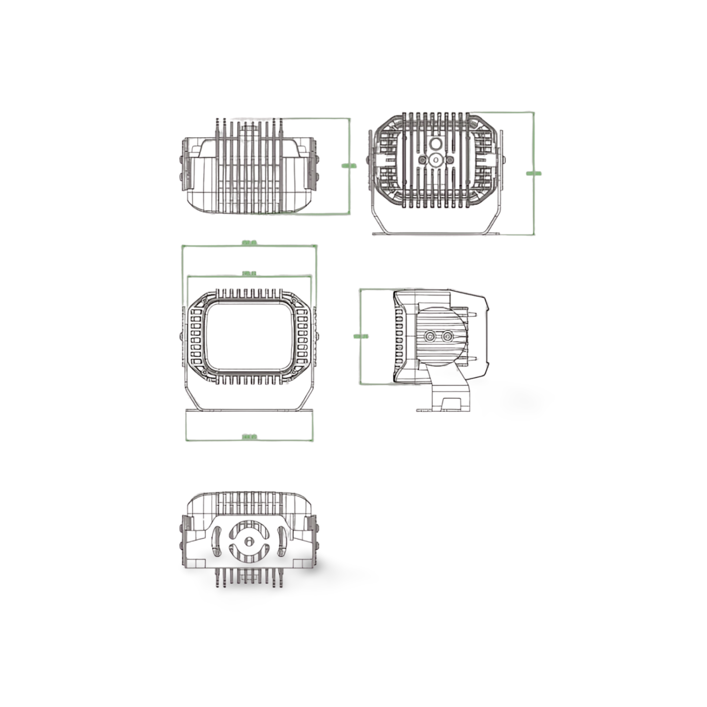LED Flutlichtstrahler WL1101, 12/24V, 1.500 Lumen