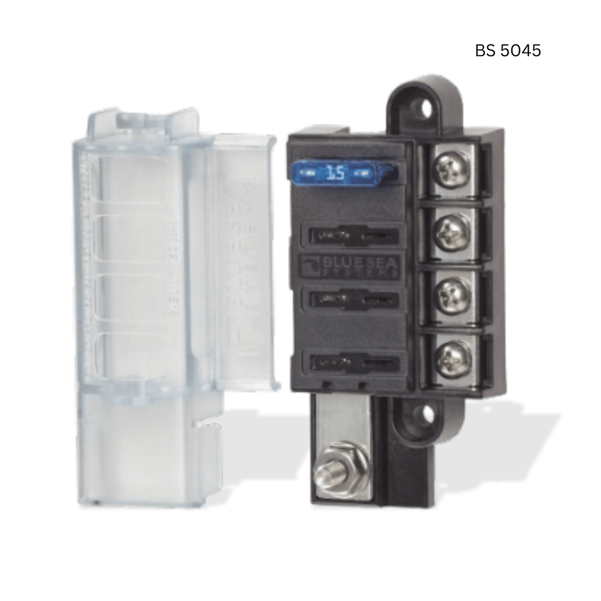 Blue Sea Systems BS 5045 ST Kompaktsicherungssockel (4 Stromkreise)