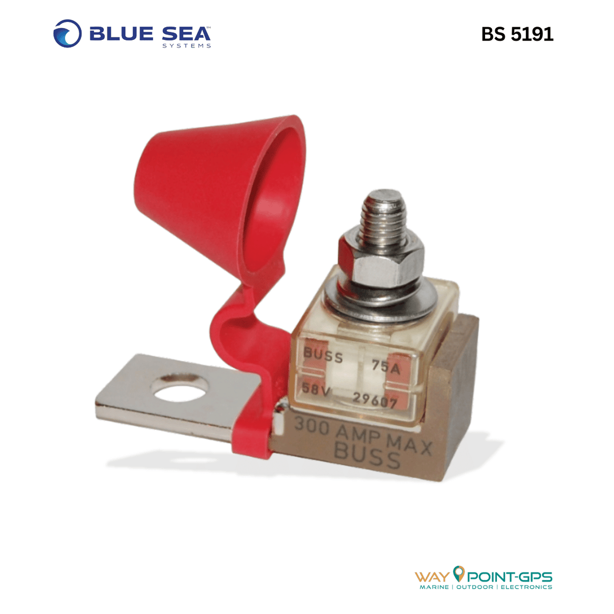Blue Sea Systems BS5191 Fuse Block Terminal 30-300A