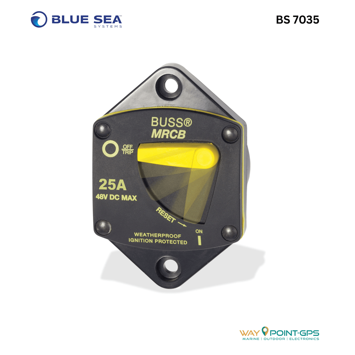 Blue Sea Systems BS7035 Sicherungsautomat 25A 187 Serie