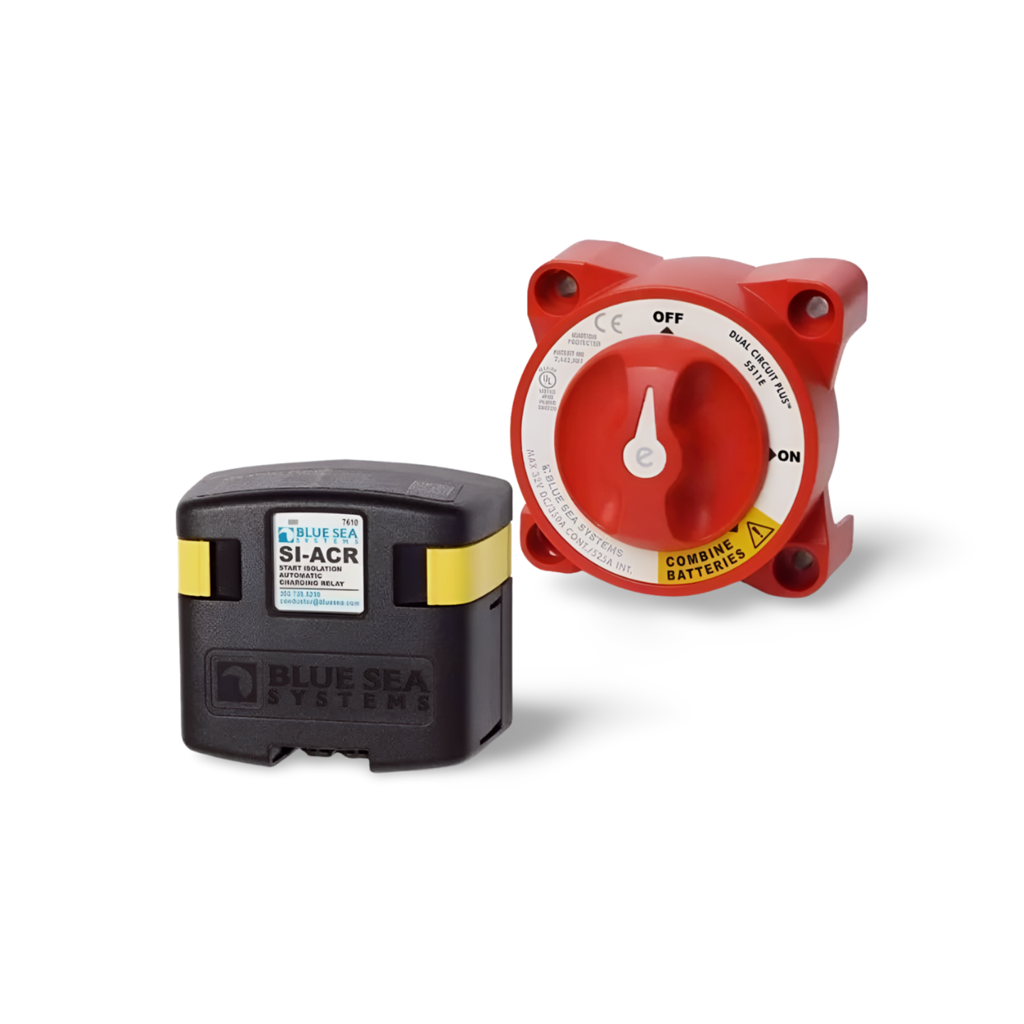 BS 7650 Batterieladerelais mit Batterieschalter Kit - 120A