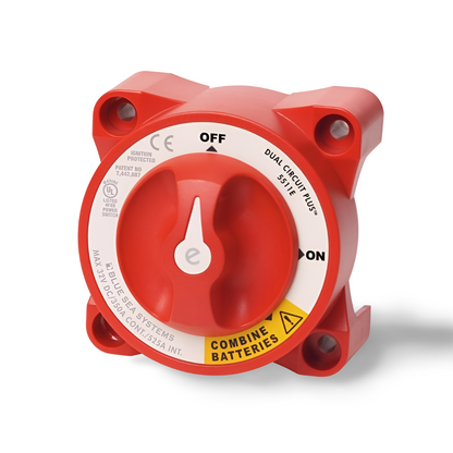 BS 5511e Zweikreis Hauptschalter 3 Positionen 350A