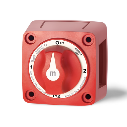 Blue Sea BS 6007 Mini 4-Positionen Batterieschalter