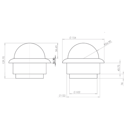X106 Mini-PTZ-Dome-IP-Kamera (Schwenkbar)