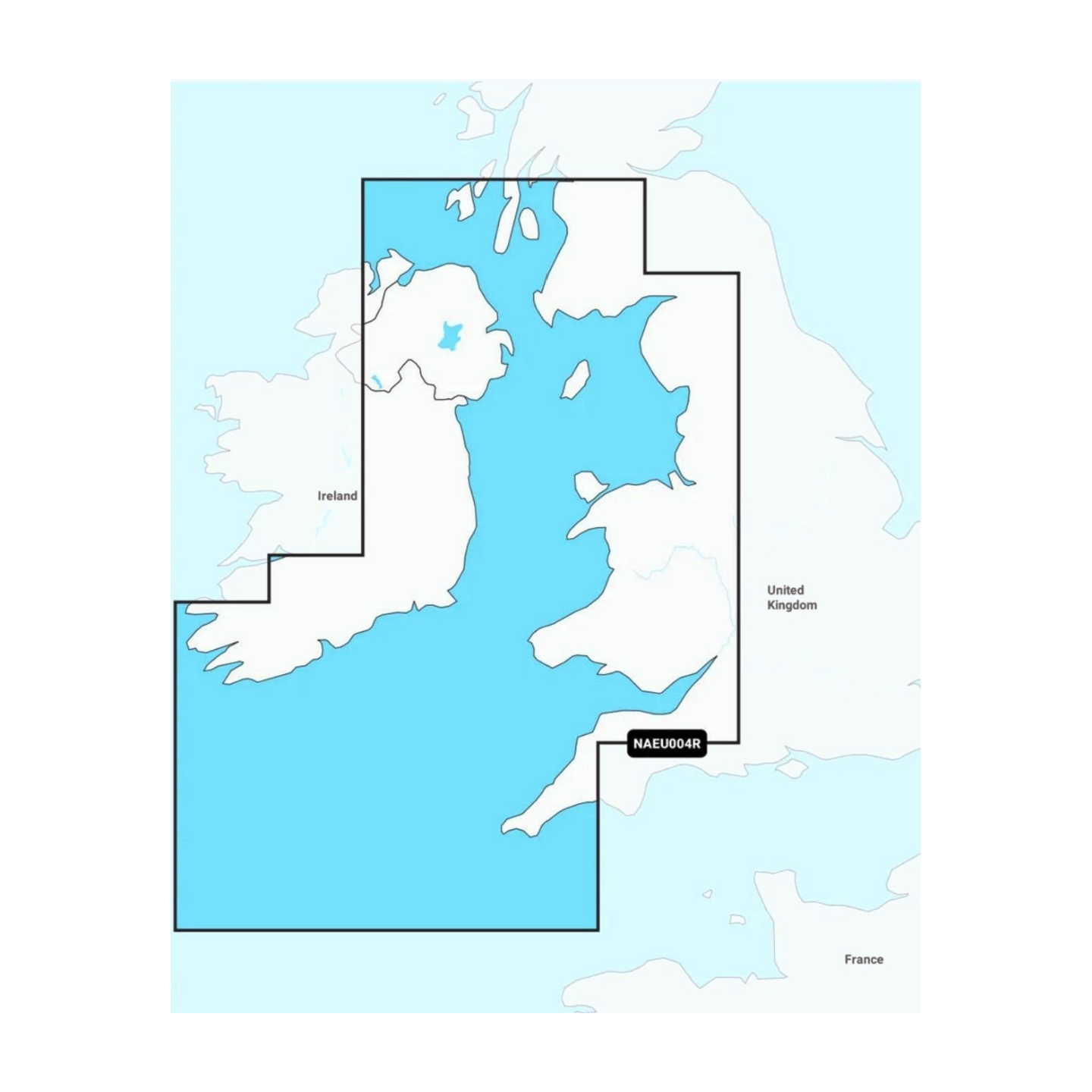Navionics+ NAEU004R – Irische See (Irish Sea)
