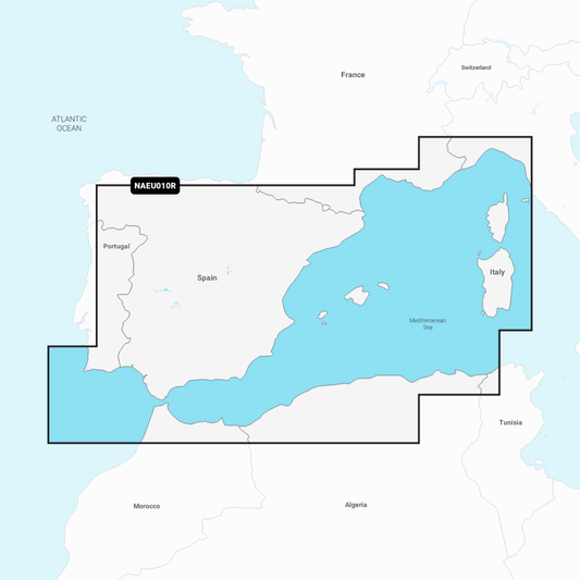 Navionics+ NAEU010R – Spanien Mittelmeerküste (Spain, Mediterranean Coast)