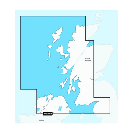 Navionics+ NAEU006R – Schottland Westküste (Scotland, West Coast)