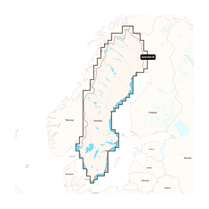 Navionics+ NAEU067R Schweden, Seen & Flüsse