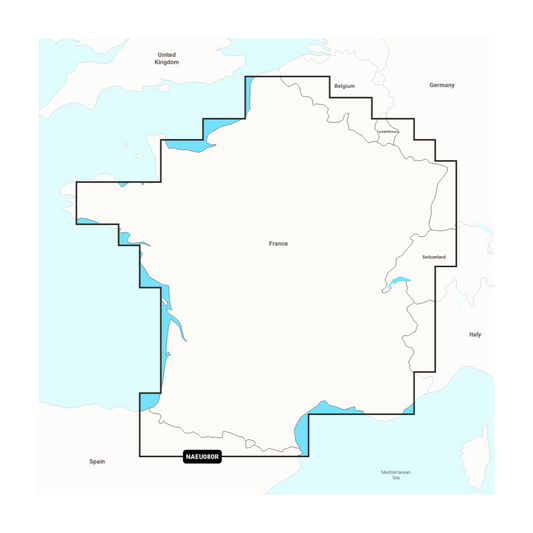 Navionics+ NAEU080R Frankreich, Seen & Flüsse