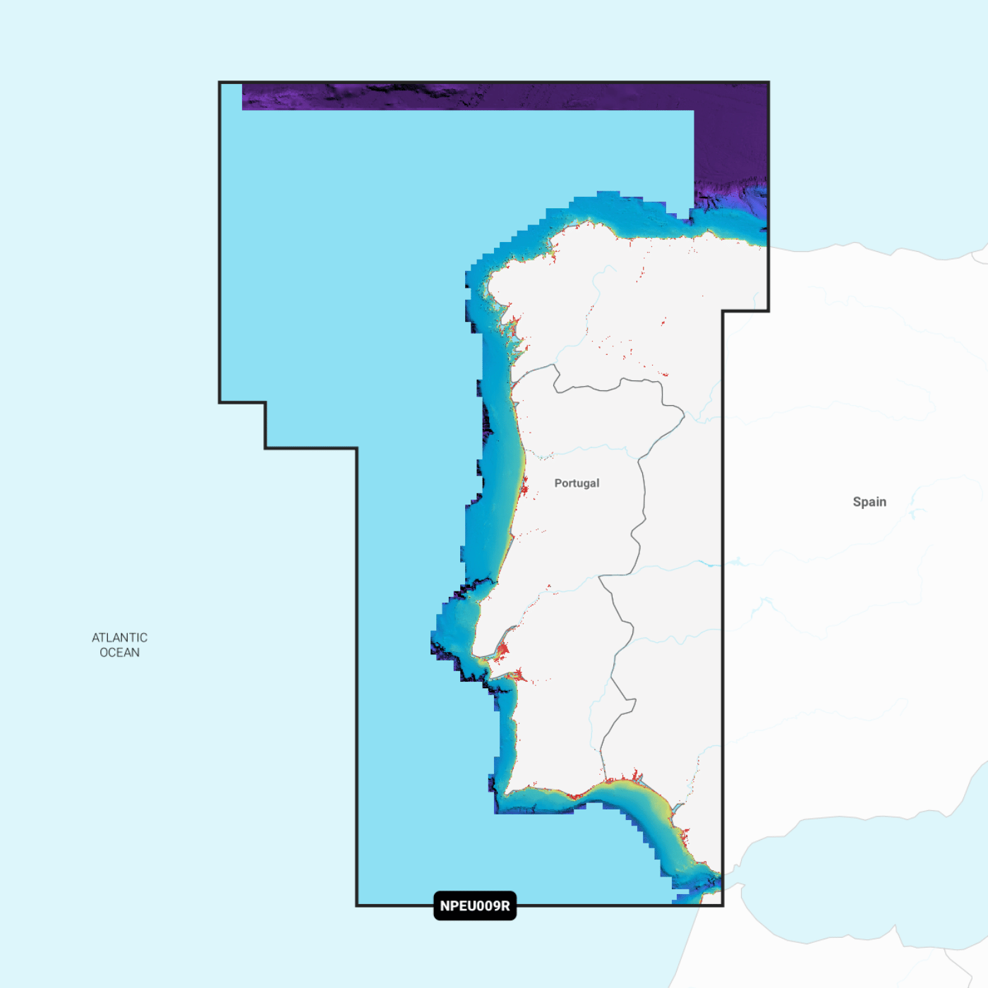NAVIONICS PLATINUM+ Portugal & Spanien Nordwest, NPEU009R
