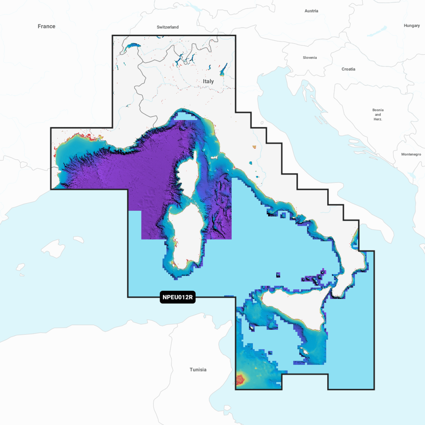 NAVIONICS PLATINUM+ Mittelmeer Zentral und Westen, NPEU012R