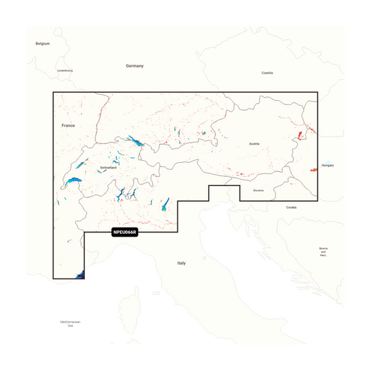 NAVIONICS PLATINUM+ Alpen Seen & Flüsse, NPEU066R