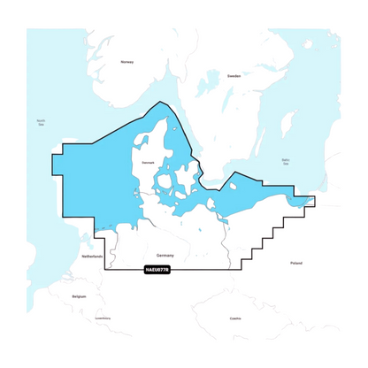Navionics+ NAEU077R Dänemark & Deutschland, Nord