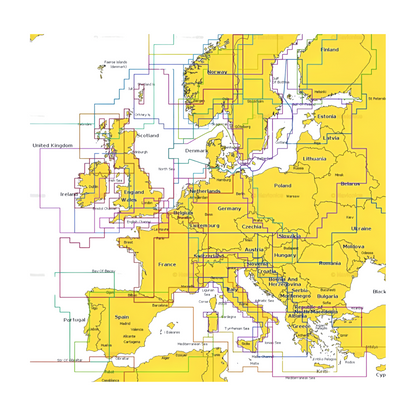 Navionics+ Leerkarte Seekarte
