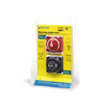 BS 7649 Mini Batterieladerelais mit Batterieschalter Kit - 65A