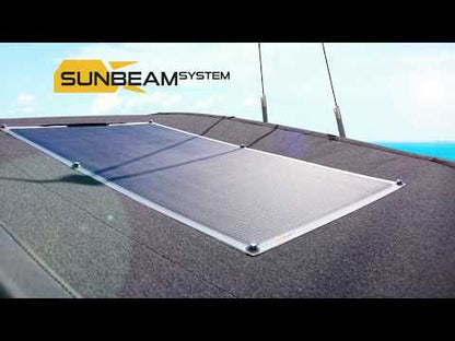 Tough+ Carbon Quick Fix Solarpanel für Segeltuch und Bimini