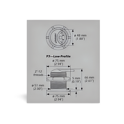Raymarine P7 Echolotgeber E26009 für  i40, i60